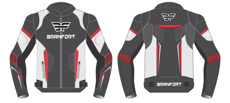 Leather Motorcycle Jacket Branfort