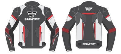 Leather Motorcycle Jacket Branfort