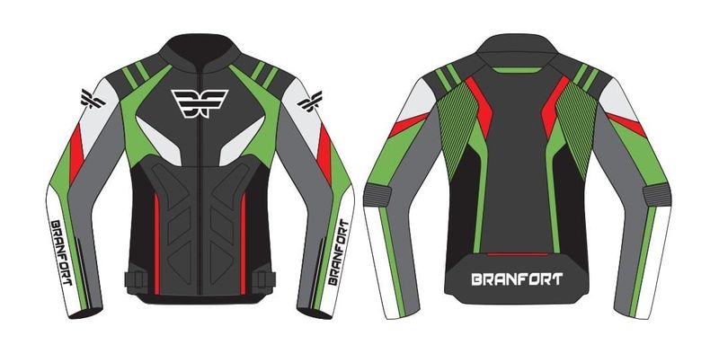 Leather Motorcycle Jacket Branfort