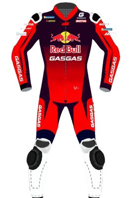 Leather MotoGP Red Bull Suit with CE AAA-approved Protection