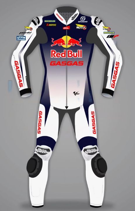 Leather MotoGP Red Bull Suit with CE AAA-approved Protection
