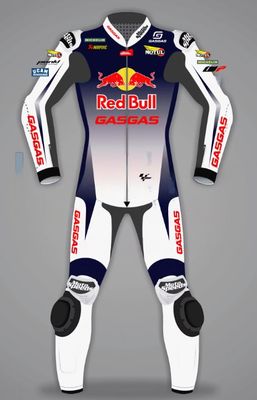 Leather MotoGP Red Bull Suit with CE AAA-approved Protection