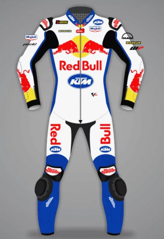 Leather MotoGP Red Bull Suit with CE AAA-approved Protection