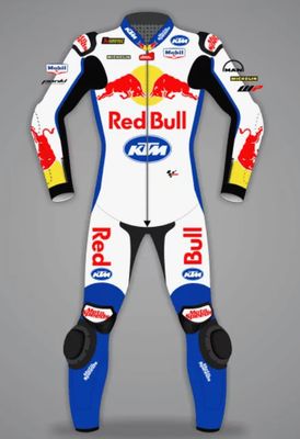 Leather MotoGP Red Bull Suit with CE AAA-approved Protection
