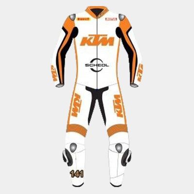 Leather MotoGP Red Bull Suit with CE AAA-approved Protection