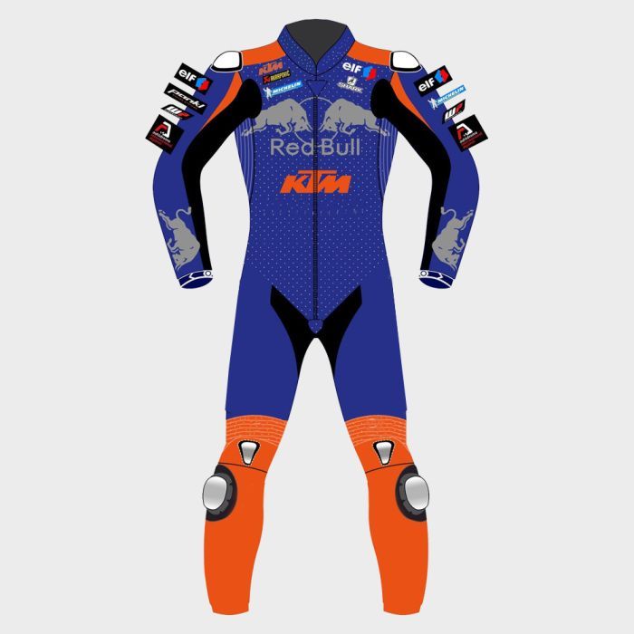 Leather MotoGP Red Bull Suit with CE AAA-approved Protection