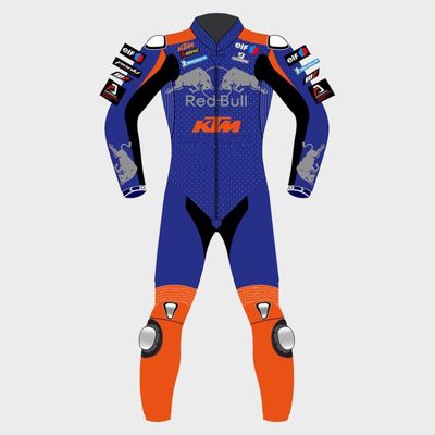 Leather MotoGP Red Bull Suit with CE AAA-approved Protection