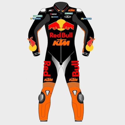 Leather MotoGP Red Bull Suit with CE AAA-approved Protection