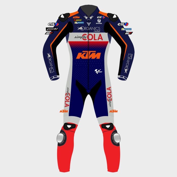 Leather MotoGP Red Bull Suit with CE AAA-approved Protection