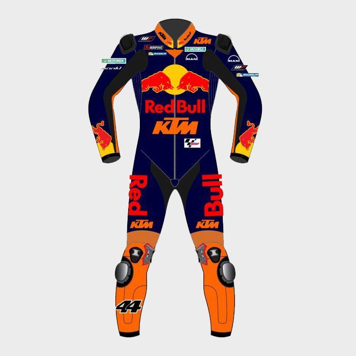 Leather MotoGP Red Bull Suit with CE AAA-approved Protection