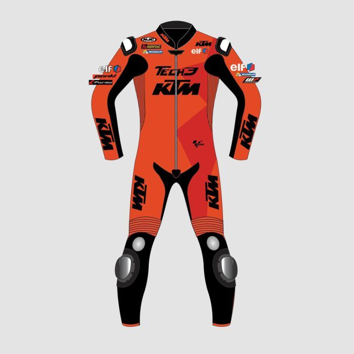 Leather MotoGP Red Bull Suit with CE AAA-approved Protection