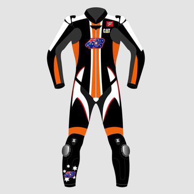 Leather MotoGP KTM Suit with CE AAA-approved Protection