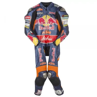 Leather MotoGP KTM Suit with CE AAA-approved Protection
