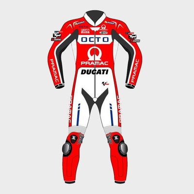 Leather MotoGP Ducati Suit with CE AAA-approved Protection
