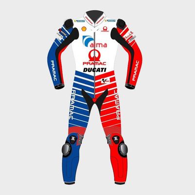 Leather MotoGP Ducati Suit with CE AAA-approved Protection