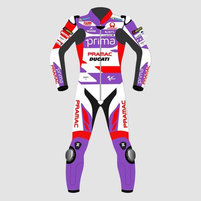Leather MotoGP Ducati Suit with CE AAA-approved Protection