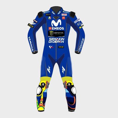 Leather MotoGP Yamaha Suit with CE AAA-approved Protection