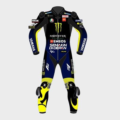 Leather MotoGP Yamaha Suit with CE AAA-approved Protection