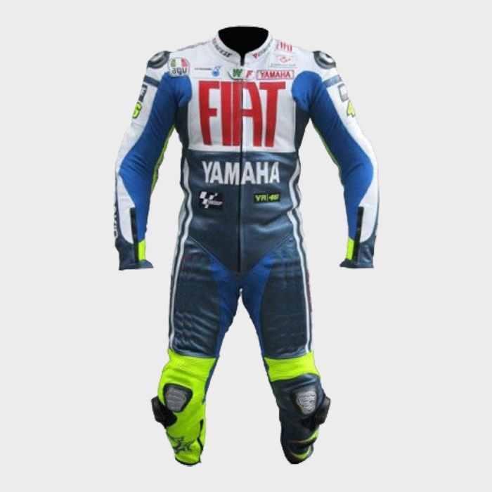 Leather MotoGP Yamaha Suit with CE AAA-approved Protection
