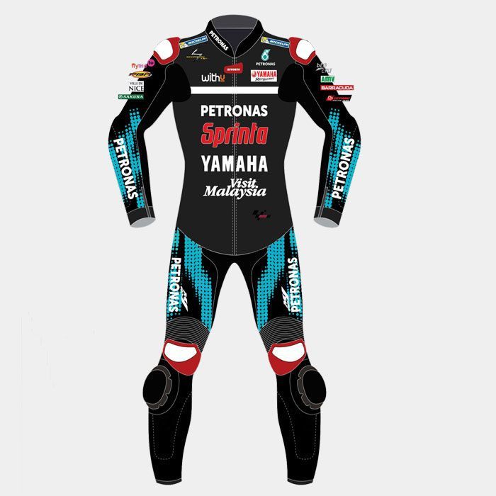 Leather MotoGP Yamaha Suit with CE AAA-approved Protection