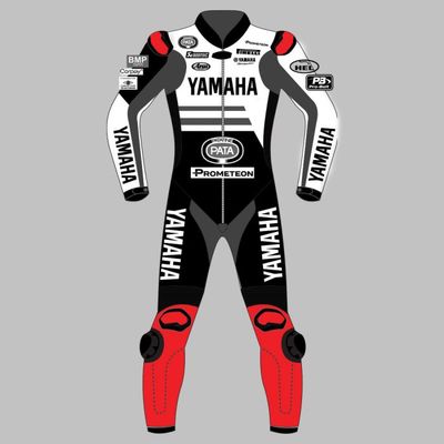 Leather MotoGP Yamaha Suit with CE AAA-approved Protection
