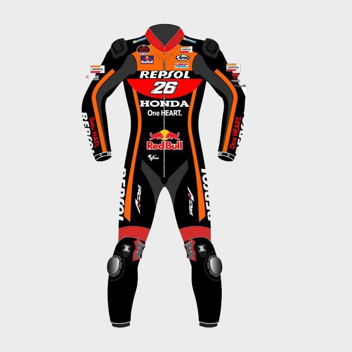 Leather MotoGP Honda Suit with CE AAA-approved Protection