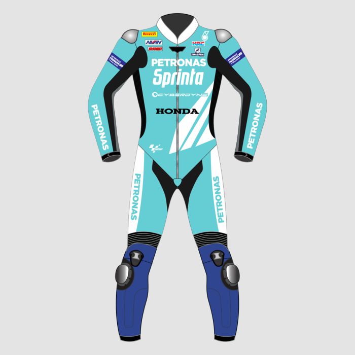 Leather MotoGP Honda Suit with CE AAA-approved Protection