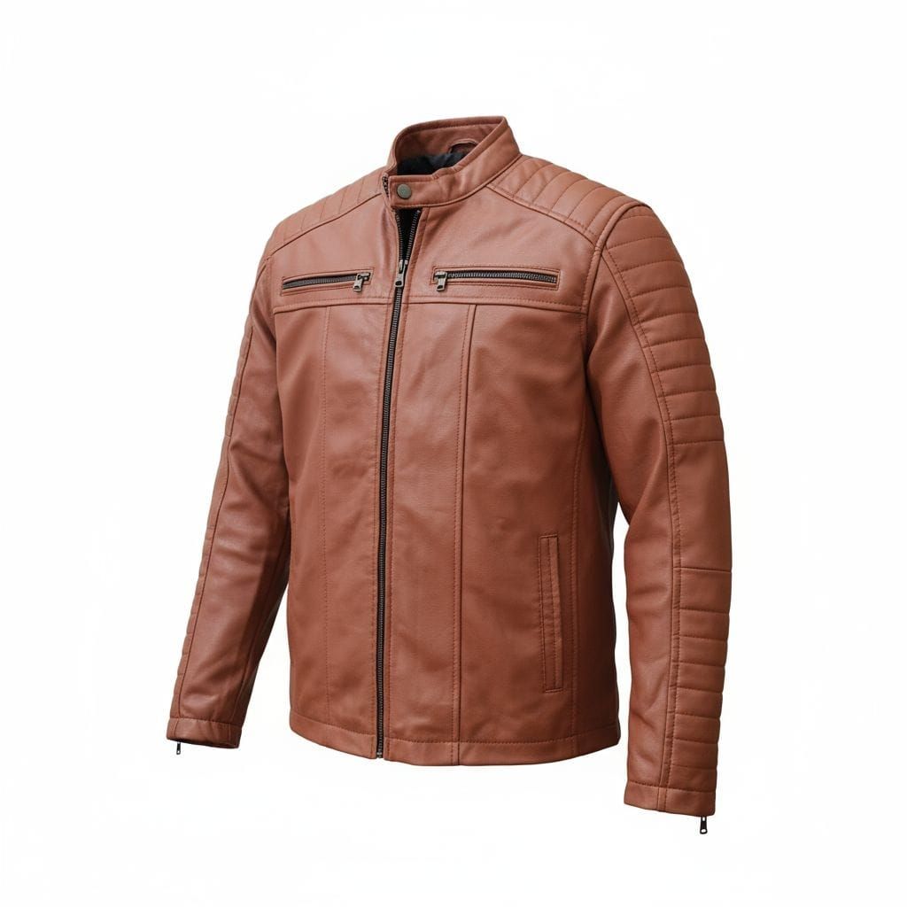 Leather Sheep Skin Fashion Jacket