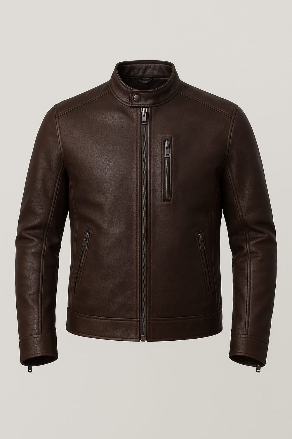 Men’s Premium Suede Leather Jacket with Full Fur Lining