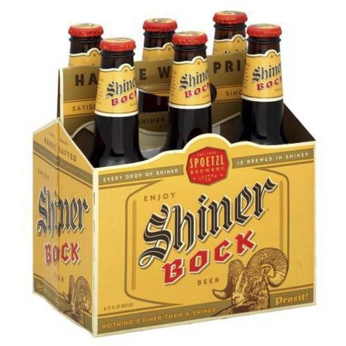 SHINER BOCK BOTTLE 6PK