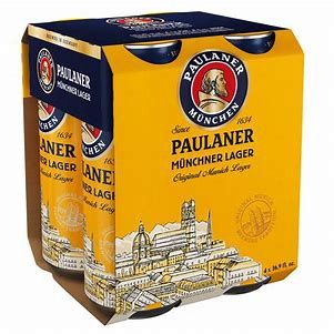 PAULANER MUNCHNER LARGER CAN 4 PK