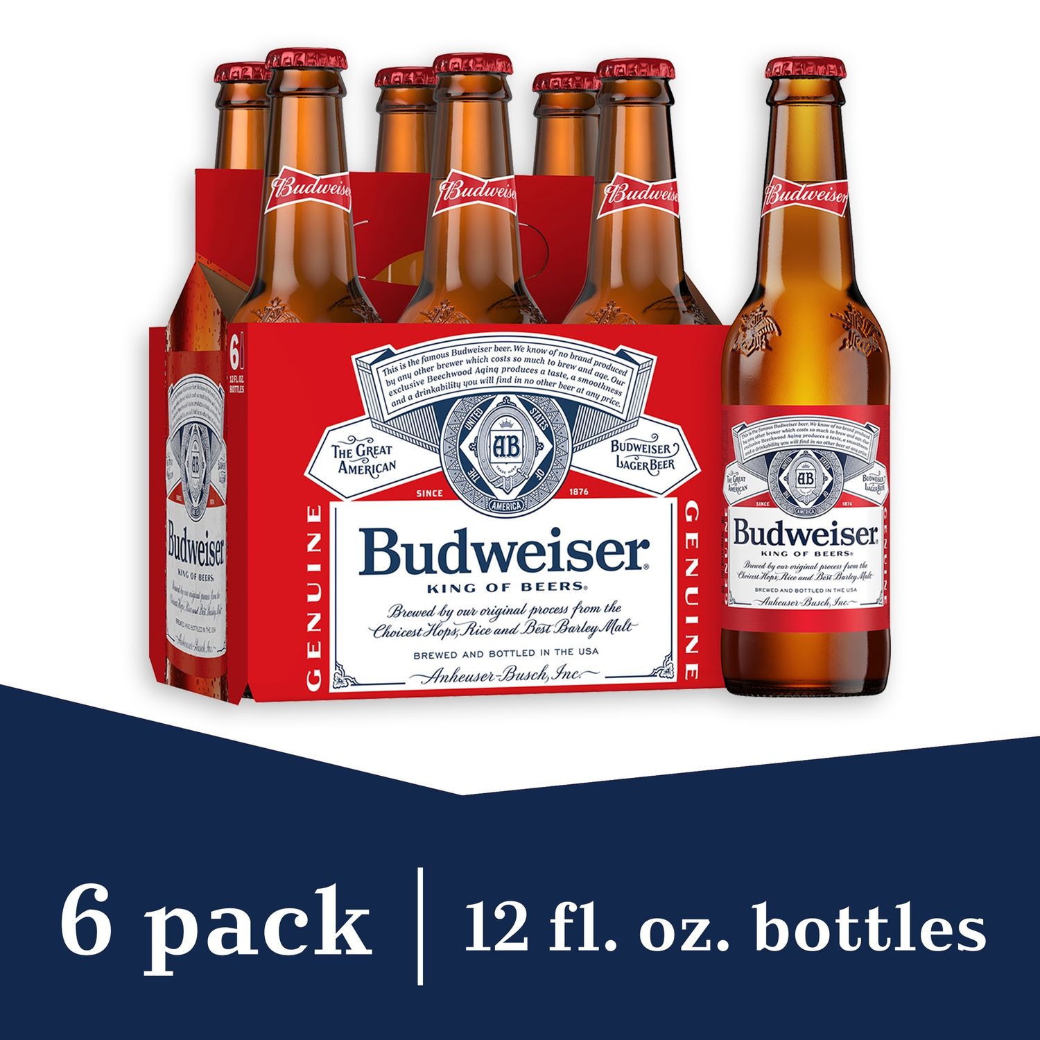 BUDWEISER 6PK BTL 6PK