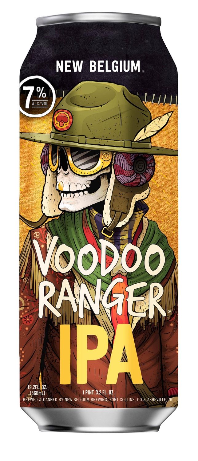 NEW BELGIUM VOODOO RANGER IPA 19.2 OZ