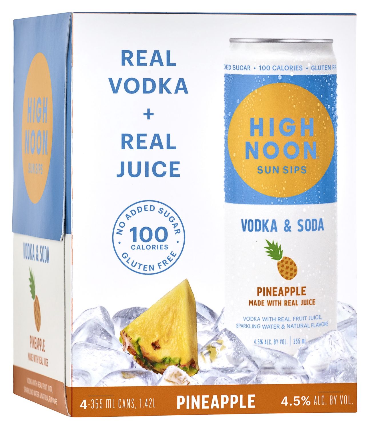HIGH NOON PINEAPPLE 4PK CAN