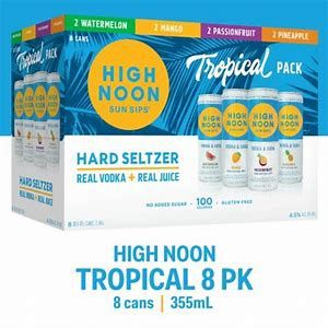 HIGHNOON TROPICAL SELTZER 8PK CAN