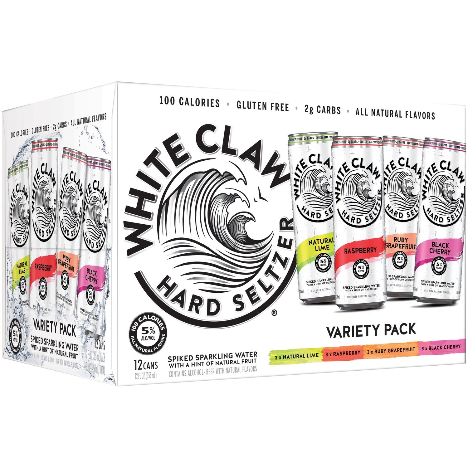 WHITE CLAW Variety #1 12pk CAN