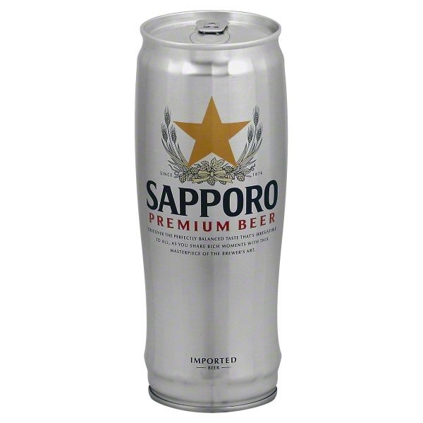 SAPPORO PREMIUM SILVER CAN 22 OZ