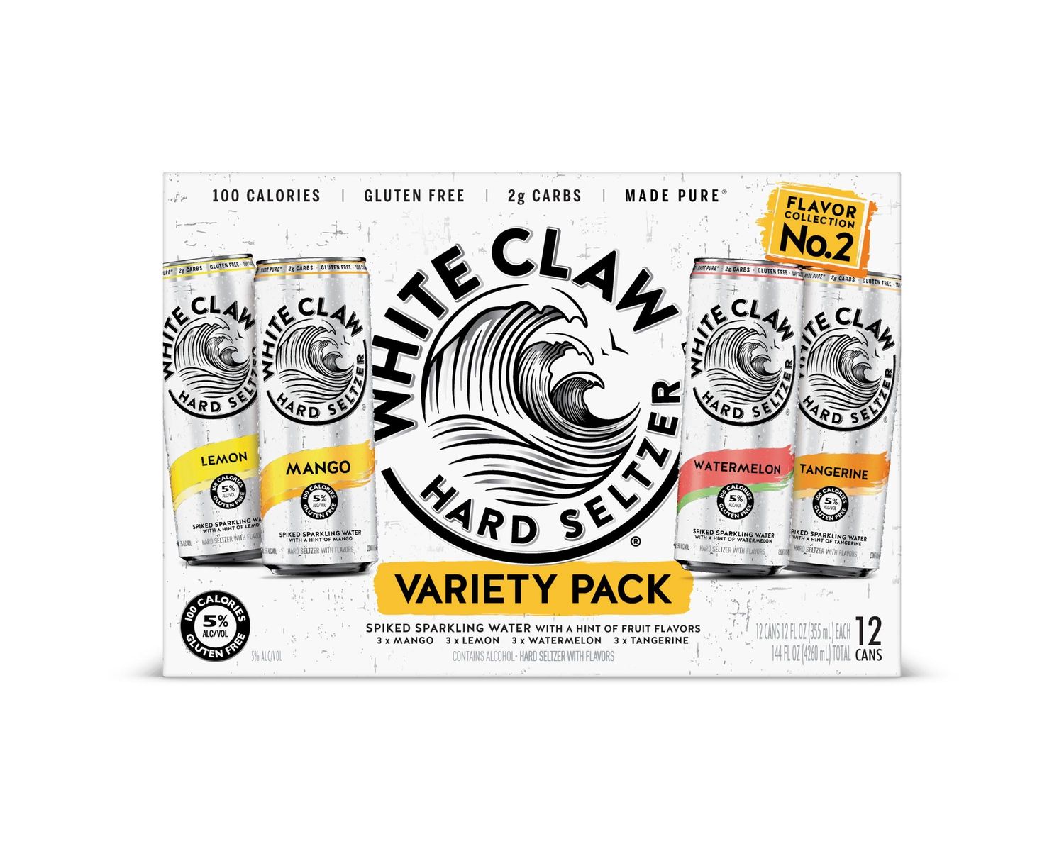 WHITE CLAW Variety #2 12pk CAN