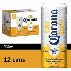 CORONA LIGHT 12PK CAN 12 OZ