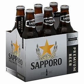 SAPPORO PREMIUM BEER 6PK BTL 12 OZ