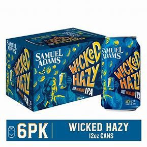 SAMUEL ADAMS  WICHED HAZY IPA 12 CANS