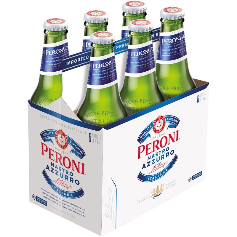 PERONI NASTRO AZZURRO 6 PK BOTTLES
