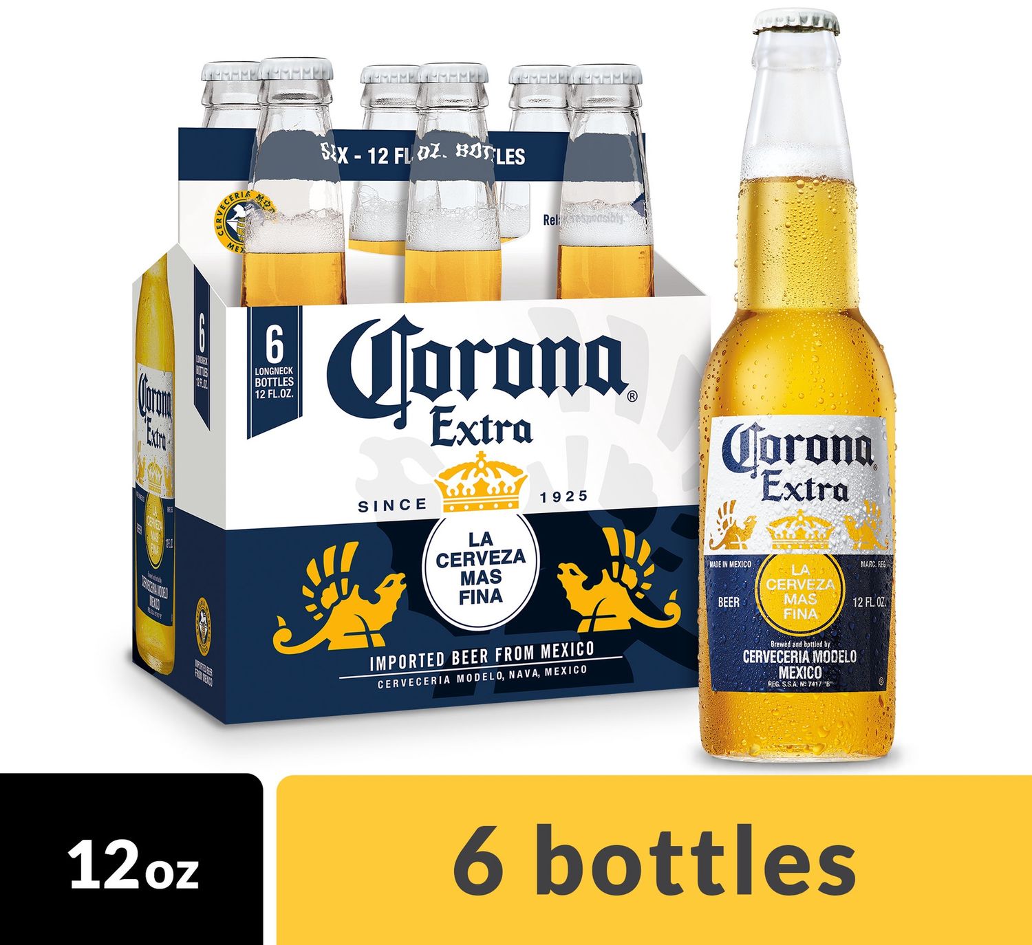 CORONA EXTRA 6 PK BTL