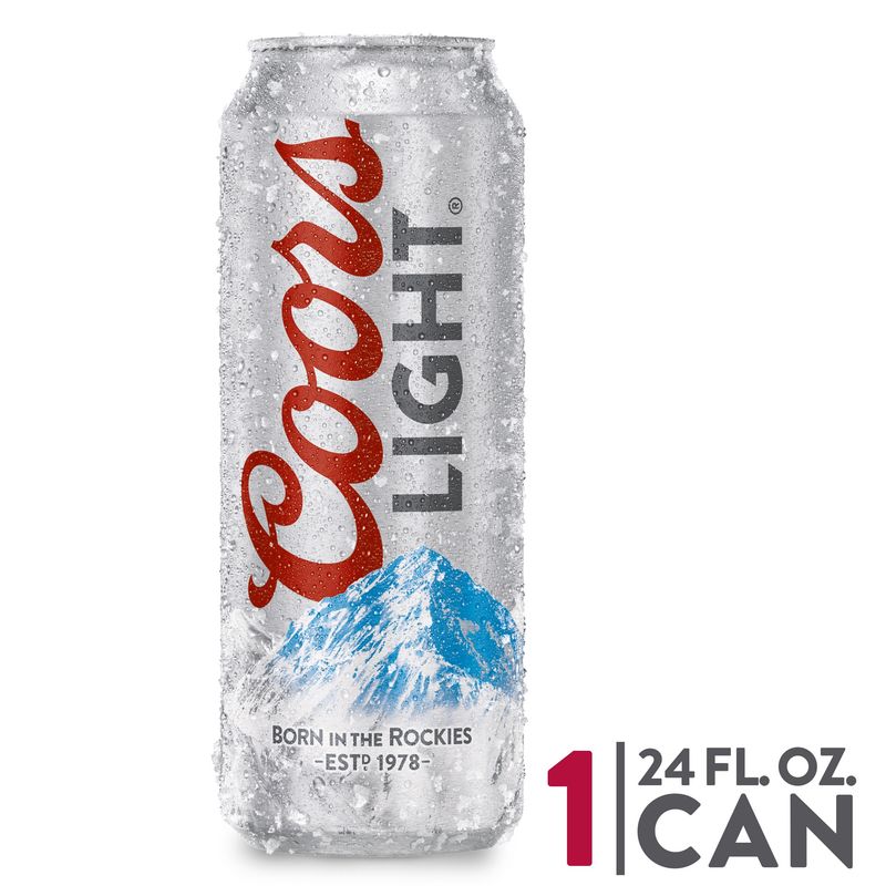 COORS LIGHT 24 OZ CAN