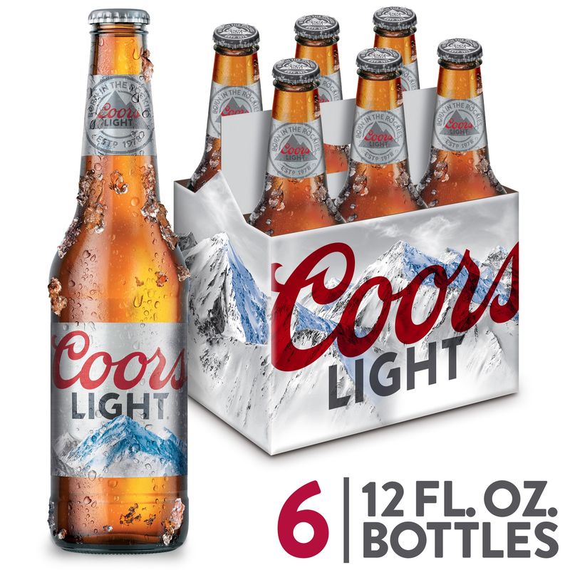 COORS LIGHT 6 PK BTL