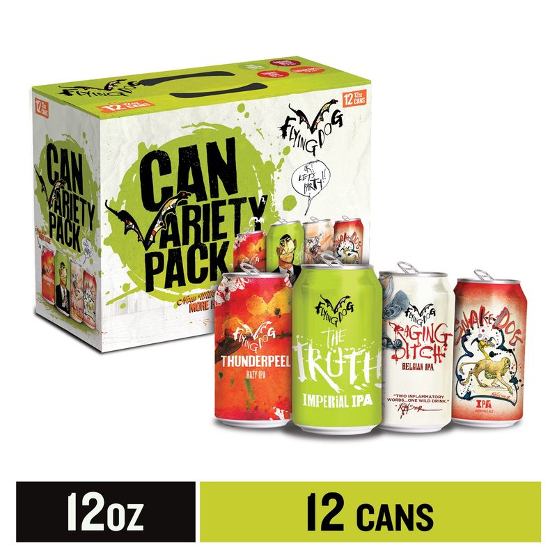 FLYING DOG HOP PACK VARIETY 12PK CAN