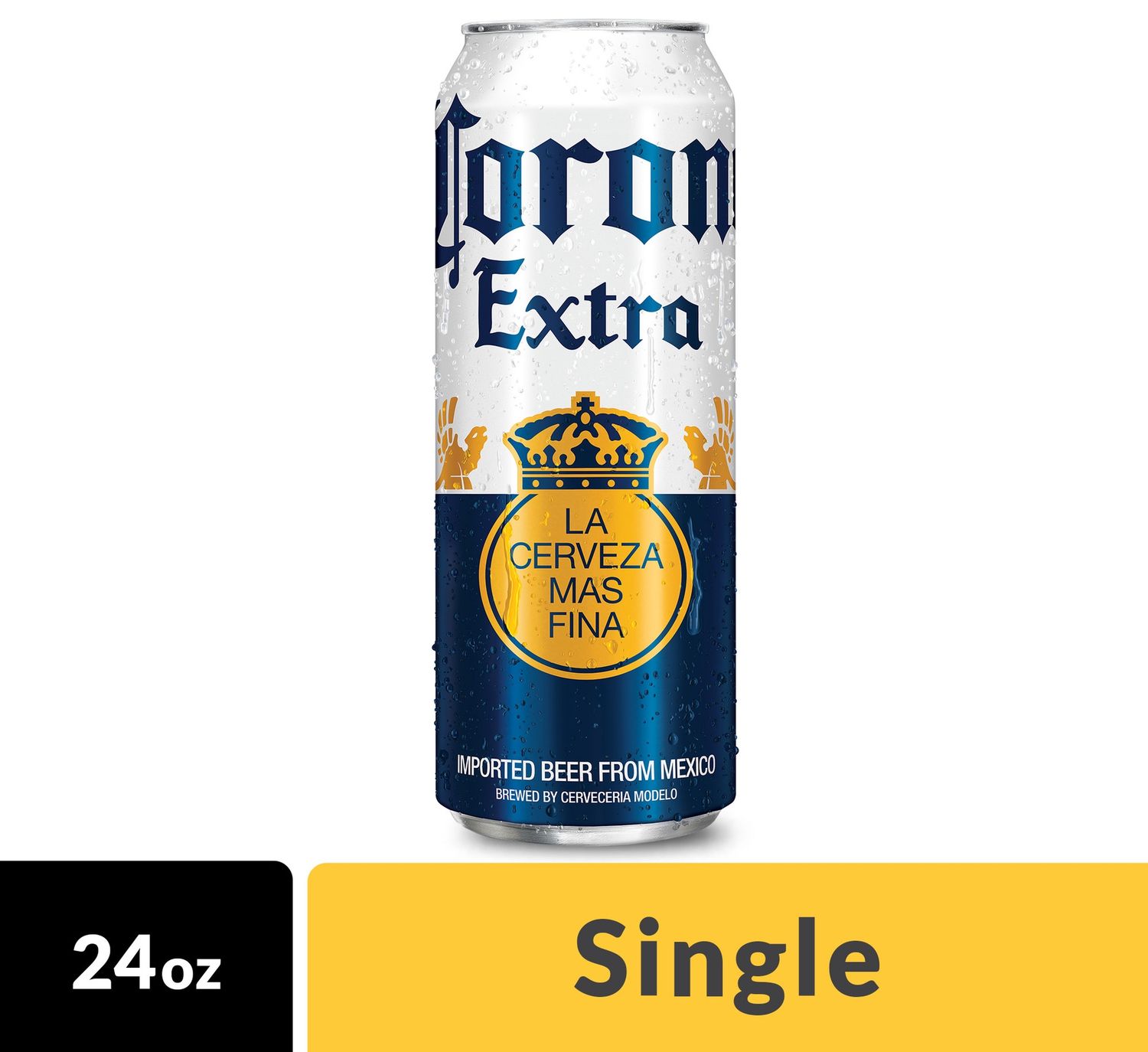 CORONA EXTRA SNGL CAN 24OZ CAN