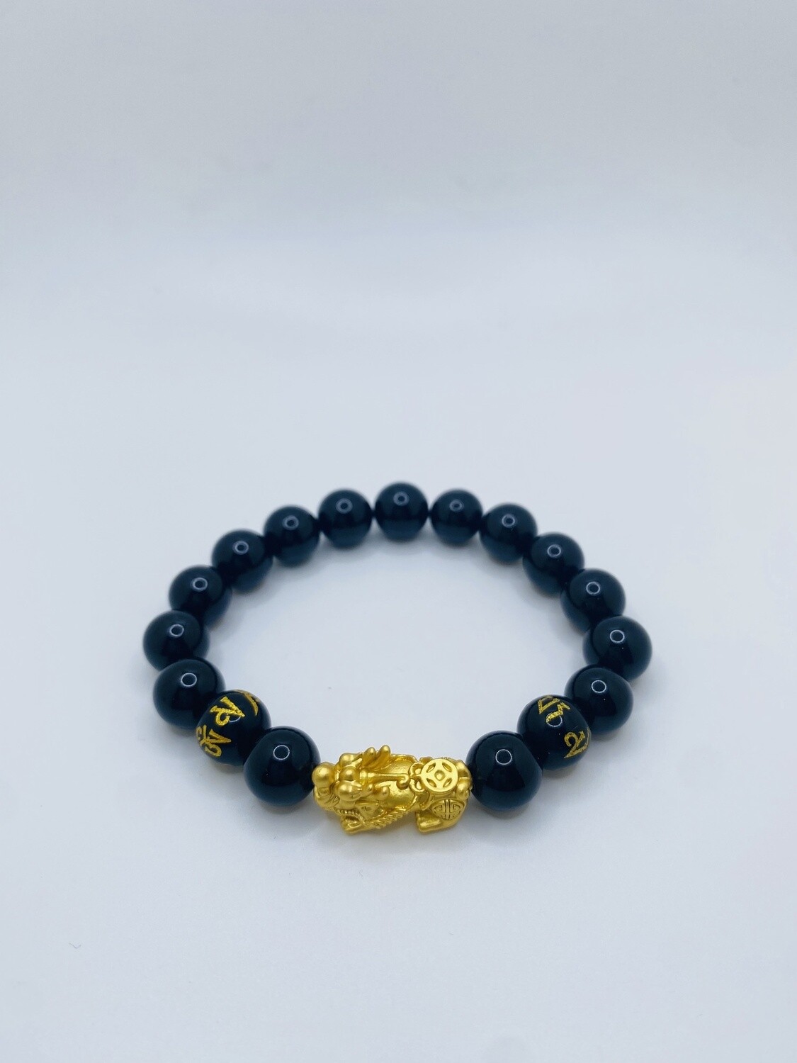 Black obsidian pi yao bracelet deals