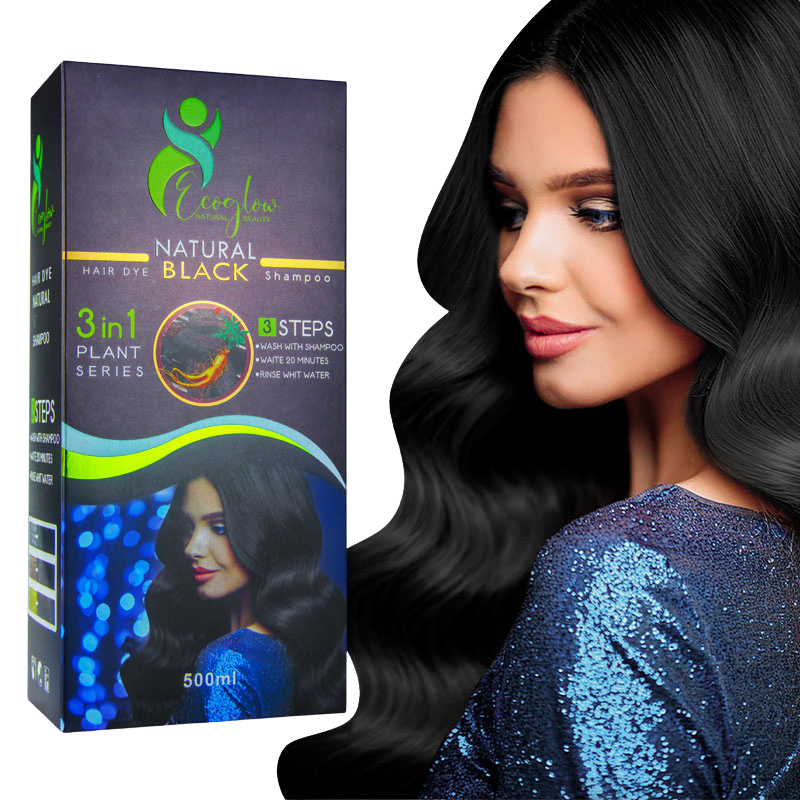 Hair coloring shampoo 3 in 1 (Ecoglow)