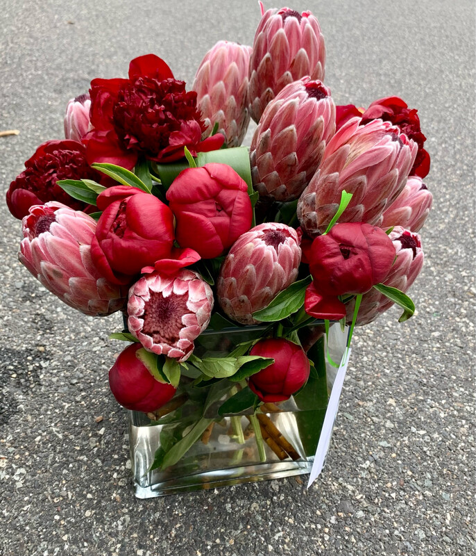 $300 Seasonal Fresh Flower Vase Arrangement